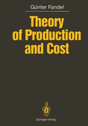 Cover von Theory of Production and Cost