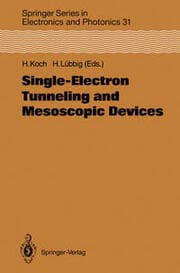 Cover von Single-Electron Tunneling and Mesoscopic Devices