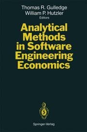 Cover von Analytical Methods in Software Engineering Economics