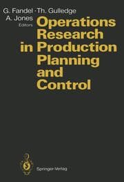 Cover von Operations Research in Production Planning and Control