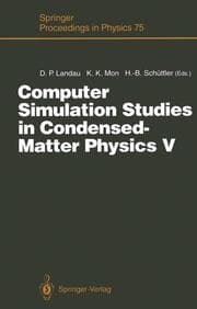 Cover von Computer Simulation Studies in Condensed-Matter Physics V