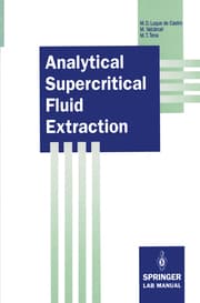 Cover von Analytical Supercritical Fluid Extraction