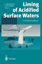 Cover von Liming of Acidified Surface Waters