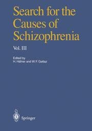 Cover von Search for the Causes of Schizophrenia