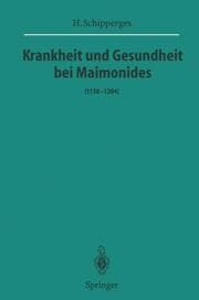 Cover von Krankheit und Gesundheit bei Maimonides