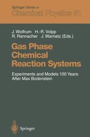 Cover von Gas Phase Chemical Reaction Systems