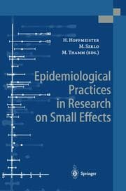 Cover von Epidemiological Practices in Research on Small Effects