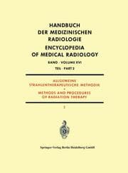Cover von Allgemeine Strahlentherapeutische Methodik