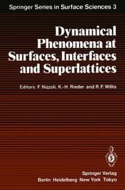 Cover von Dynamical Phenomena at Surfaces, Interfaces and Superlattices