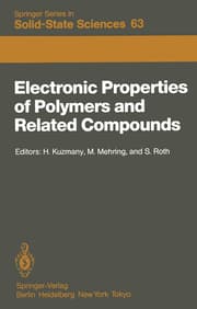 Cover von Electronic Properties of Polymers and Related Compounds