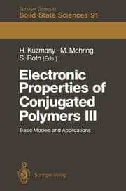 Cover von Electronic Properties of Conjugated Polymers III