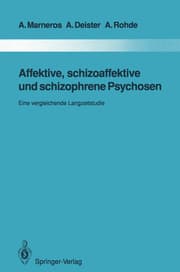 Cover von Affektive, schizoaffektive und schizophrene Psychosen