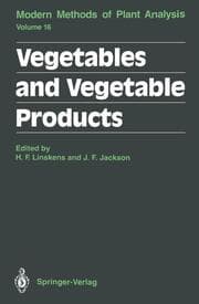 Cover von Vegetables and Vegetable Products
