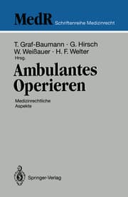 Cover von Ambulantes Operieren