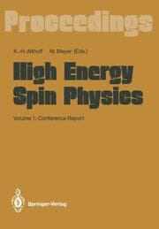 Cover von High Energy Spin Physics