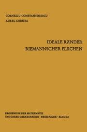 Cover von Ideale Ränder Riemannscher Flächen