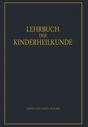 Cover von Lehrbuch der Kinderheilkunde