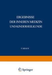Cover von Ergebnisse der Inneren Medizin und Kinderheilkunde