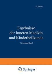Cover von Ergebnisse der Inneren Medizin und Kinderheilkunde