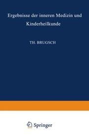 Cover von Ergebnisse der Inneren Medizin und Kinderheilkunde