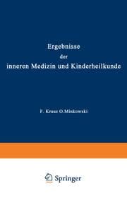 Cover von Ergebnisse der inneren Medizin und Kinderheilkunde