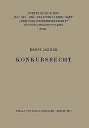 Cover von Konkursrecht