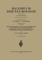 Cover von Die traumatischen Läsionen des Rückenmarkes auf Grund der Kriegserfahrungen