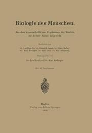 Cover von Biologie des Menschen