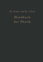 Cover von Handbuch der Physik