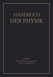 Cover von Elementare Einheiten und Ihre Messung