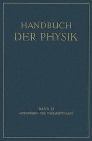 Cover von Anwendung der Thermodynamik