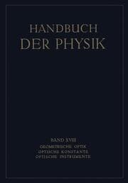 Cover von Geometrische Optik.Optische Konstante.Optische Instrumente