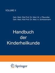 Cover von Handbuch der Kinderheilkunde