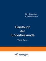 Cover von Handbuch der Kinderheilkunde