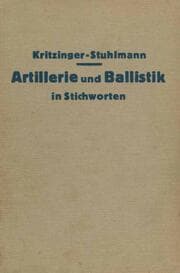 Cover von Artillerie und Ballistik in Stichworten