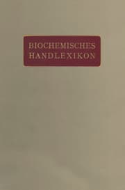 Cover von Biochemisches Handlexikon