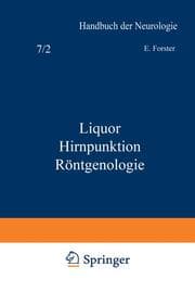 Cover von Liquor Hirnpunktion Röntgenologie