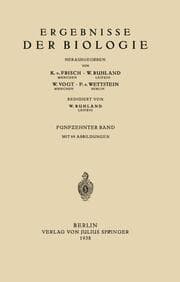 Cover von Ergebnisse der Biologie