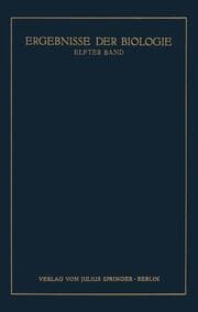 Cover von Ergebnisse der Biologie