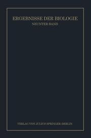 Cover von Ergebnisse der Biologie