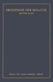 Cover von Ergebnisse der Biologie