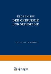 Cover von Ergebnisse der Chirurgie und Orthopädie