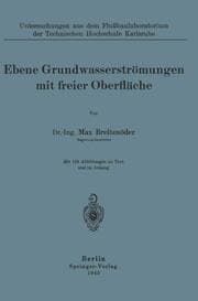 Cover von Ebene Grundwasserströmungen mit freier Oberfläche