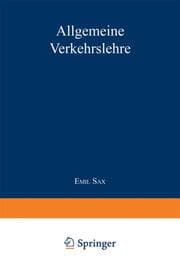 Cover von Allgemeine Verkehrslehre