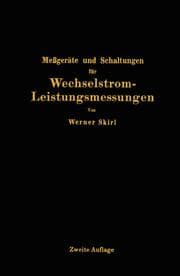 Cover von Meßgeräte und Schaltungen für Wechselstrom-Leistungsmessungen