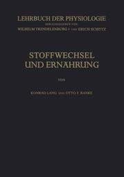 Cover von Stoffwechsel und Ernährung