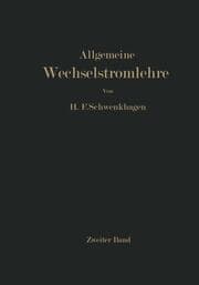 Cover von Allgemeine Wechselstromlehre