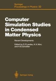 Cover von Computer Simulation Studies in Condensed Matter Physics