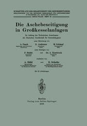 Cover von Die Aschebeseitigung in Großkesselanlagen