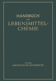 Cover von Alkoholische Genussmittel